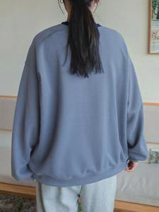 Sweat à capuche en polaire pour femmes grandes tailles - Pull confortable à imprimé lettres pour l'hiver, à porter au quotidien - Product Image 3