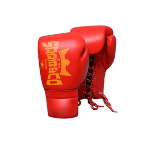 Couleur personnalisée 12 Oz Gants de boxe adulte professionnel lacets en cuir Logo personnalisé Gants de boxe Gants de boxe en cuir - Product Image 4