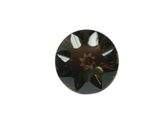 Pendientes y colgantes de forma redonda de corte cóncavo de cuarzo ahumado certificado que hacen piedra de nacimiento de Noviembre cuarzo ahumado marrón a la venta OEM - Product Image 4