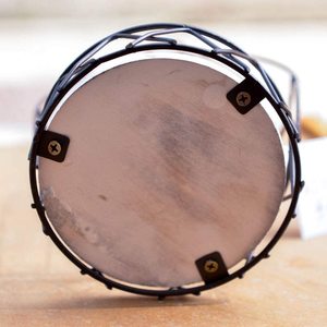 Cage à oiseaux suspendue en fil métallique ionique avec couleur noire pour décorations murales de salon intérieur - Product Image 4