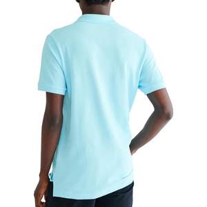 Polos transpirables con logotipo personalizado 100% algodón ligero de alta calidad media manga Slim Fit Polo - Product Image 2