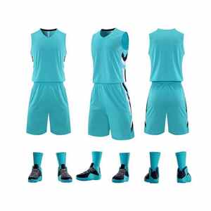 Nouveau style de kit d'uniforme de basket-ball pour hommes avec logo personnalisé uniforme de basket-ball de sublimation sportive de haute qualité à bas prix - Product Image 3