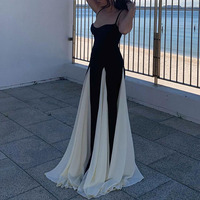 Robe d'été personnalisée pour femmes robe de soirée de mariage décontracté élégant tricoté sans manches Sexy maille longue soirée Maxi robes de luxe
