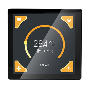 Thermostat de chaleur de plancher d'affichage de couleur d'écran tactile de couleur pour la chaudière, chauffage électrique, panneau de chauffage de TRV de radiateur TUYA Zigbee - Product Image 1