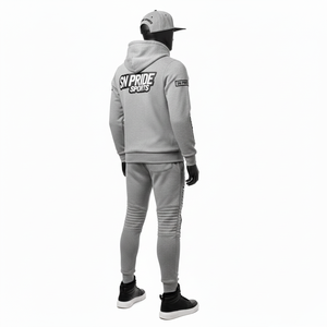 Vente chaude, approvisionnement direct d'usine, logo personnalisé de haute qualité imprimé, dernière mode décontractée unisexe, sweat à capuche brodé respirant 100% - Product Image 2