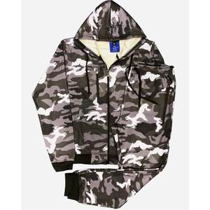 Hombres Tech Jogger Fleece Suit Top and Bottom Sweatsuit Outfit - Product Image 2