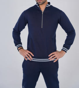 Survêtements pour hommes, streetwear, 100% coton, sur mesure, ample, délavé, tendance, épaules tombantes, surdimensionné, pull-over - Product Image 3