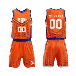 Uniforme de basket-ball en gros, logo personnalisé, sublimation, maillot et short de basket-ball, vêtements de sport - Product Image 3