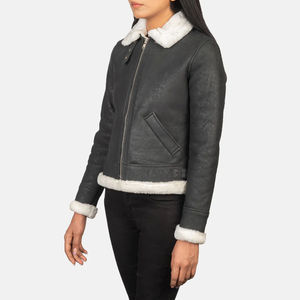 Fabricantes de Chaquetas de Cuero para Mujer en Pakistán con Cremalleras Resistentes, Forro Interior Suave y Chaquetas de Cuero con Ajuste Perfectamente Entallado - Product Image 2