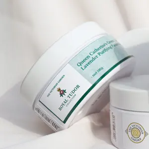 Masque purifiant pour le visage à l'argile verte et à la lavande de la Reine Catherine (en poudre) 100g - Product Image 3