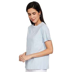 2024 100% coton 220gsm femmes personnalisable mode décontracté T-Shirts 2024 femme vêtements décontracté t-shirts - Product Image 3