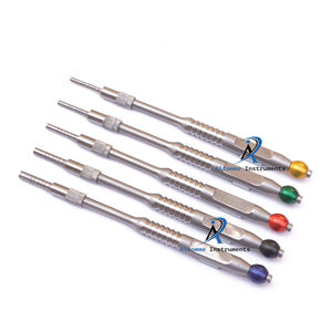 Juego de osteótomos de elevación de seno recto de acero inoxidable de grado médico, herramientas de implante Dental Manual de 5 uds con profundidad marcada - Product Image 5