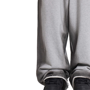Custom Classic Solid Baggy Track Pant Straight Leg Vintage Men's Sweatpants <b>Elastic</b> <b>Waist</b> Blank French Terry Sweatpants <b>Trousers</b> - Product Image 3