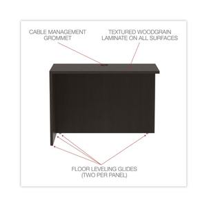 Serie Alera Valencia 42 pulgadas X 23.63 Pulgadas X 29.5 Pulgadas Escritorio Reversible Return/Bridge Shell Espresso para Oficina - Product Image 6