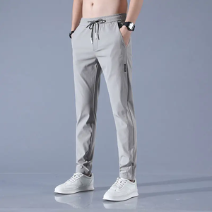 Pantalon de costume classique pour homme, décontracté, formel, de travail, avec poches - Product Image 5
