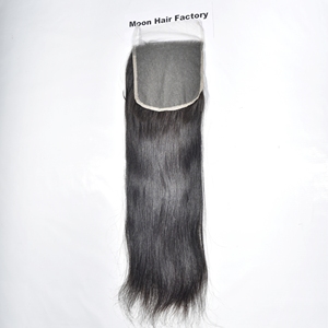 Cabello Humano Indio Real Sin Procesar, Cierre de Textura Lisa para Hacer Pelucas, Suave y Sedoso, Fácil de Peinar y con Aspecto Natural, para Exportación - Product Image 5