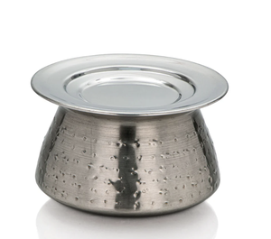 ชามเสิร์ฟสแตนเลสแบบใช้แล้วทิ้ง รุ่นคลาสสิค พร้อมฝาปิด ชามขนมขนาดเล็ก สำหรับใช้ในบ้านและโรงแรม - Product Image 1