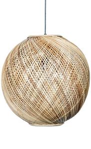 Hot selling rattan hanging <b>ball</b> shape lamp shades lighting rope decorative customize hanging pendant lamp handmade chandelier - Product Image 6