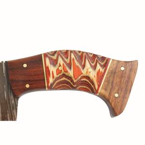 Prix de gros de poche en plein air camping chasse lame fixe Skinner couteau couteaux avec étui en cuir et poignée antidérapante - Product Image 4