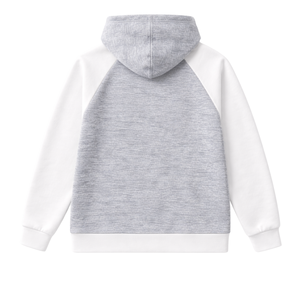 Sweat à capuche à manches raglan Heather Grey 20 Zeta Phi Beta Soror, inspiré des fondatrices de 1920, sororité grecque, vêtements haut de gamme pour femmes - Product Image 4