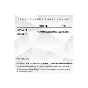 Engranaje del motor del techo solar para Renault, Peugeot - Product Image 3