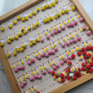 Boucles d'oreilles en micro-<span class=keywords><strong>crochet</strong></span>, fil <span class=keywords><strong>DMC</strong></span>, bijoux en <span class=keywords><strong>crochet</strong></span>, cordon en <span class=keywords><strong>coton</strong></span>, boucles d'oreilles en <span class=keywords><strong>crochet</strong></span>, litchi, pendentif en <span class=keywords><strong>crochet</strong></span>, fraise, pêche - Product Image 1