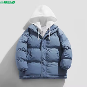 Veste en duvet d'hiver vierge à imprimé intégral pour hommes Veste à col montant avec logo personnalisé Nord Veste bulle personnalisée pour unisexe - Product Image 3