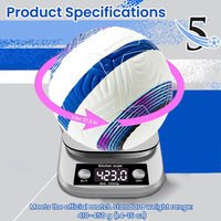 Ballon De Football de Match Officiel Taille 5 Ballons De Football En Cuir Imperméable Adultes Pu Ballon De Football Imprimé Antidérapant Balon De Dutbol