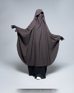 Hiyab Khimar Largo y Modesto de Primera Calidad, Talla Única, Tejido de Poliéster Transpirable, Diseño Personalizado, MOQ Bajo, Venta al por Mayor, Envío Exprés a Todo el Mundo - Product Image 4