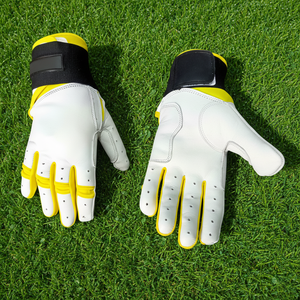 Wholesale Custom Logo Ambidextrous Batting Gloves Hook Loop Closure Durable Cabretta Leather 10 <b>Pairs</b> MOQ Softball Gear Private - Product Image 1