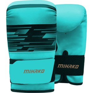 Guantes Profesionales de Alta Calidad de 8oz de Cuero PU con Medio Dedo, Logotipo Personalizado, Talla Adulto para Entrenamiento de MMA y Boxeo en Gimnasios - Product Image 4