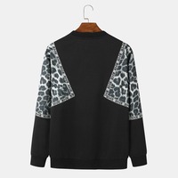 Ropa de hombre, venta al por mayor, Jersey de algodón, sudadera en blanco de gran tamaño para hombre, Sudadera de cuello redondo con impresión de logotipo personalizado