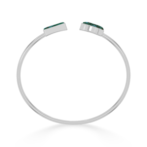 สร้อยข้อมือเงินแท้ 925 ชุบเงินแท้คุณภาพสูง ดีไซน์ทันสมัย ปรับขนาดได้ ประดับด้วยคริสโคลา รูปทรงลูกแพร์ ตัวเรือนแบบฝังขอบ งานแฮนด์เมด - Product Image 4