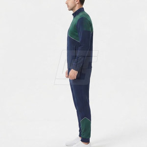Ensemble de survêtement de course personnalisé pour hommes, veste et pantalon anti-transpiration, vêtements d'entraînement sportif pour équipes et coureurs - Product Image 3