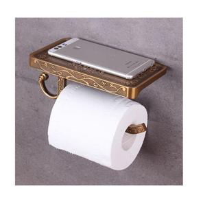 Soportes de papel de latón de metal independientes de alta calidad y diseño atractivo para habitaciones con una base resistente - Product Image 6