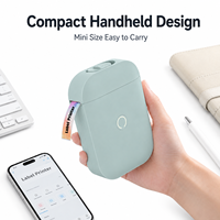 Imprimante d'étiquettes thermique portable Bluetooth AIYIN D11 Mini 203dpi sans encre rechargeable pour l'organisation à domicile et au bureau