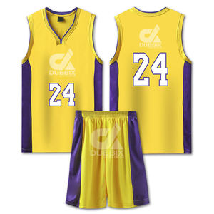 ชุดบาสเก็ตบอลราคาโรงงานสุดคุ้ม แบบ 3D กางเกงขาสั้น สำหรับฤดูร้อน/ฤดูหนาว แบบยูนิเซ็กซ์ สกรีนโลโก้ตามสั่ง ไซส์พลัส ดีไซน์ใหม่ - Product Image 2