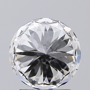 Diamant de laboratoire cultivé de 2,05 carats, taille ronde brillante, couleur F, clarté VS2, certifié IGI, percé au laser, produit en vrac pour la fabrication de bijoux - Product Image 2