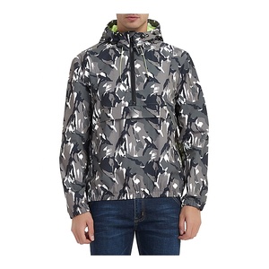 Custom Sublimation Waterproof Rain <b>Jacket</b> Polyester Nylon High Quality Full Zip Softshell <b>Track</b> Windbreaker <b>Jacket</b> <b>Men</b> - Product Image 1