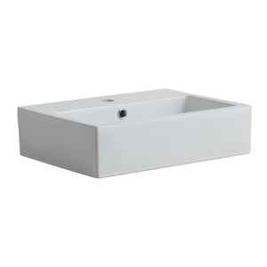 Lavabo Ovalado de Cerámica Moderno para Encimera, Fácil de Limpiar - Product Image 6