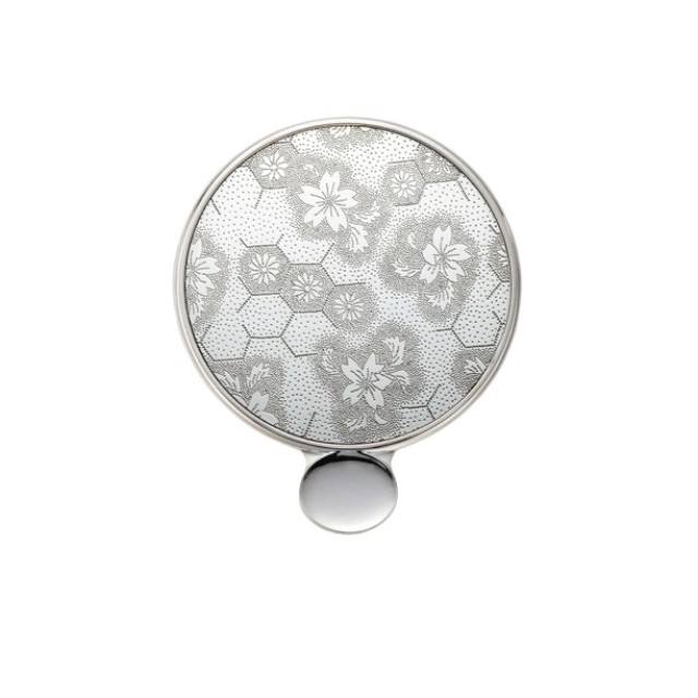 Kikko กระจกโลหะ kikko มือและดอกซากุระ