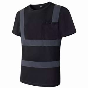 Chemise de sécurité haute visibilité pour le travail, vêtements de travail, chemises avec réflecteur, chemise de sécurité, matière légère pour le confort - Product Image 1