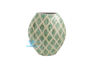 Hot Top produit Capiz nacre rond cylindre Vase personnaliser taille couleur maison chambre meubles - Product Image 2