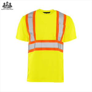 T-shirt de travail industriel 100% coton |   Surpiqûres renforcées |   Écologique |   Vêtements de travail utilitaires |   Fournisseur en gros - Product Image 1