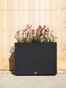 Jardinière carrée en aluminium fraîchement conçue pour la décoration extérieure et intérieure personnalisable - Product Image 5
