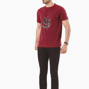 T-shirt sérigraphie personnalisé avec le logo de votre marque pour hommes Service OEM Fabriqué en usine T-shirts sérigraphie respirants pour hommes - Product Image 2