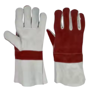 Gants de sécurité en cuir de vachette durable de qualité supérieure Protection anti-coupure et résistante à la chaleur pour soudeurs pompiers - Product Image 2