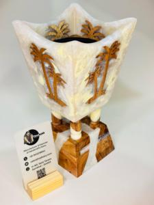 ล่าสุด mubkhar ไม้เรซิน bakhoor เครื่องเขียนไฟฟ้าธูปสำหรับงานแต่งงานใช้ในร่มของขวัญ - Product Image 2