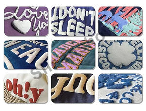 Sudaderas con capucha para hombre con estampado personalizado de alta calidad, chaqueta con capucha de gran tamaño con logotipo térmico Bordado de lana de felpa francesa de peso pesado - Product Image 6