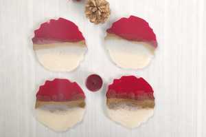 Posavasos de resina más vendidos, diseño de lujo hecho a mano para uso en el hogar y la Oficina, posavasos de forma Irregular de piedra, prevención de arañazos 2025 - Product Image 1